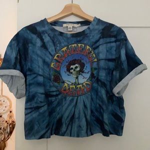 Alice + Olivia Grateful Dead cropped Tee size L
